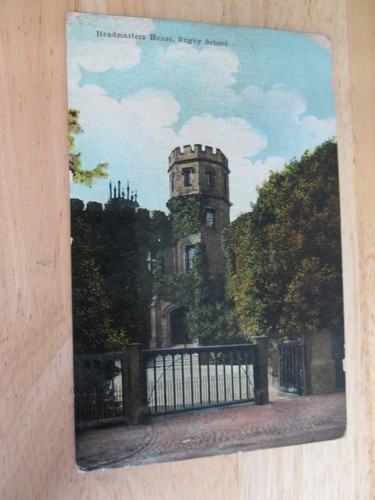 Postcard headmasters house - headmasters,