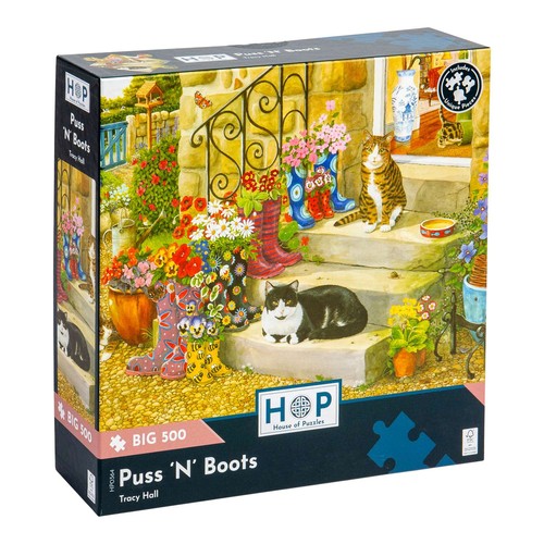 Casa dei puzzle gatto - la, puzzle,